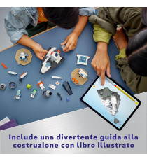 Lego City - Navetta spaziale e scoperta di asteroidi - Lego 60429 con Laboratorio, gru, astronauta e alieno Anni 4+ 126pz