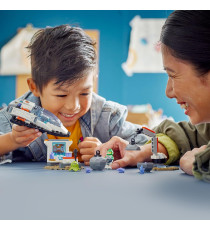 Lego City - Navetta spaziale e scoperta di asteroidi - Lego 60429 con Laboratorio, gru, astronauta e alieno Anni 4+ 126pz