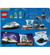 Lego City - Navetta spaziale e scoperta di asteroidi - Lego 60429 con Laboratorio, gru, astronauta e alieno Anni 4+ 126pz