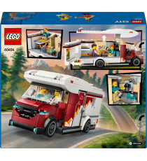 Lego City - Camper van delle vacanze d’avventura - Lego 60454 con 3 minifigure e accessori Anni 6+ 385pz