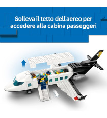 Lego City - Aeroporto con aereo - Lego 60502 con Terminal, Aeroplano, Rimorchiatore, Ponte, 9 Mniinifigure Anni 8+ 887pz