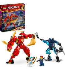 Lego Ninjago - Mech elemento Fuoco di Kai - Lego 71808 2 Action Figure snodabili e 4 minifigure tra cui Zane Anni 7+ 322pz