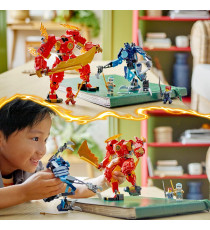 Lego Ninjago - Mech elemento Fuoco di Kai - Lego 71808 2 Action Figure snodabili e 4 minifigure tra cui Zane Anni 7+ 322pz