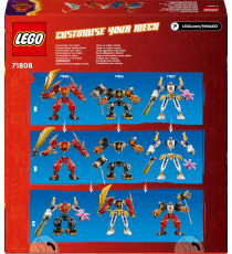 Lego Ninjago - Mech elemento Fuoco di Kai - Lego 71808 2 Action Figure snodabili e 4 minifigure tra cui Zane Anni 7+ 322pz