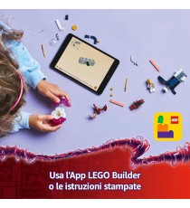 Lego Ninjago - Spinner del drago Spinjitzu di Sora - Lego 71824 2 con Elementi di Potere e 2 Minifigure con Spade Anni 6+ 56pz