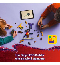 Lego Ninjago - Battle Pack draghi dello Spinjitzu - Lego 71826 Tempio, Elementi di Potere e 2 Minifigure Anni 6+ 186pz