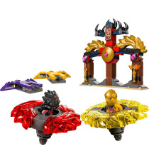 Lego Ninjago - Battle Pack draghi dello Spinjitzu - Lego 71826 Tempio, Elementi di Potere e 2 Minifigure Anni 6+ 186pz