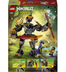 Lego Ninjago - Mech della missione di Cole e drago Zane - Lego 71854 con Action Figure 3 minifigure e spade Anni 7+ 364pz