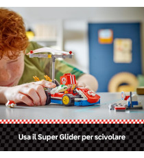 Lego Super Mario - Mario Kart: Kart standard - Lego 72032 con Toad in Tuta Rossa 7+ 174pz