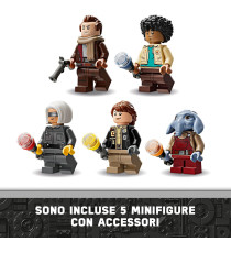 Lego Star Wars - The Onyx Cinder - Lego 75374 dalla serie Skeleton Crew con 5 minifigure di personaggi Anni 10+ 1325pz