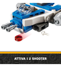 Lego Star Wars - Microfighter Y-Win di Captain Rex - Lego 75391 da collezione da Le Guerre dei Cloni Anni 6+ 99pz