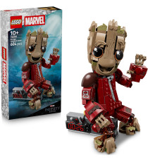 Lego Marvel - Groot in tuta da Ravager - Lego 76341 Groot è dotato di un detonatore con 2 pulsanti e 2 leve Anni 10+ 604pz