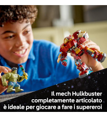 Lego Marvel - Battaglia epica: Hulkbuster vs. The Hulk - Lego 76343 con 2 Action Figure e Minifigure di Iron Man Anni 9+ 413pz