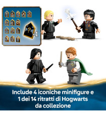 Lego Harry Potter - Castello di Hogwarts: Club dei Duellanti - Lego 76441 con Draco Malfoy, Gilderoy e Severus Anni 8+ 158pz