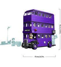 Lego Harry Potter - Avventura su Nottetempo - Lego 76446 Autobus del Mondo Magico con 5 Minifigure Anni 8+ 449pz