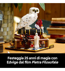 Lego Harry Potter - Pietra filosofale – Edizione del collezionista - Lego 76466 con Edvige e 3 Minifigure Anni 18+ 1571pz