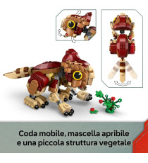 Lego Jurassic World - Dinosauro cucciolo Dolores: Aquilops - Lego 76970 Dinosauro con Pianta di Fiori Anni 7+ 359pz
