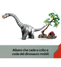 Lego Jurassic World - Alla ricerca del Raptor e del Titanosauro - Lego 76973 2 Dinosauri,Fuoristrada, Moto Anni 7+ 582pz