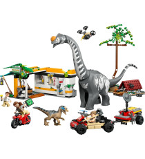 Lego Jurassic World - Alla ricerca del Raptor e del Titanosauro - Lego 76973 2 Dinosauri,Fuoristrada, Moto Anni 7+ 582pz