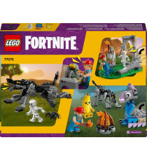 Lego Fortnite - Campo di Bananita e Starter - Lego 77075 con Lupo,Lama delle Scorte, 3 Minifigure e un Falò Anni 7+ 250pz