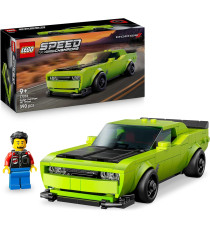 Lego Speed Champions - Sports Car Dodge Challenger SRT Hellcat - Lego 77237 Macchina con Minifigure del Pilota Anni 9+ 390pz