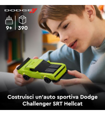 Lego Speed Champions - Sports Car Dodge Challenger SRT Hellcat - Lego 77237 Macchina con Minifigure del Pilota Anni 9+ 390pz