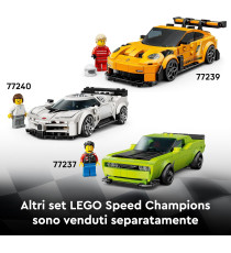 Lego Speed Champions - Lamborghini Revuelto e Huracán STO - Lego 77238 2 bolidi con 2 Minifigure dei Piloti Anni 10+ 607pz