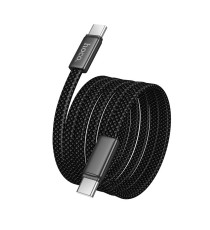 Cavo di ricarica type-C Hoco X125 fast piatto 60W black da USB-C a type-c usb-c 1mt PD QC3.0 3A 60W ricarica e dati PD