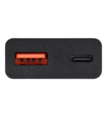 Caricabatterie da muro 2 porte USB-C USB-A 3A Blue Star slim 25W TFK-SC-25WAC black nero type-c caricatore QC 4.0 Quick Charge
