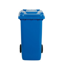 Bidone carrellato - 58x73x107 cm - 240 L - blu - Mobil Plastic