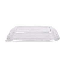 Coperchio in resina - per bowl rettangolari 500/750 ml – 17 x 12 cm - trasparente - Signor Bio - conf. 50 pezzi