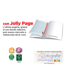 Maxiquaderno Linea Blu One Color - A4 - 10 mm+ - 18 + 1 fogli - 100gr - Blasetti