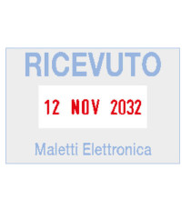 Timbro Datario Classic Line 2360 - 5 righe - 3 x 4,5 cm - autoinchiostrante - Colop