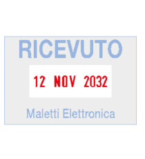 Timbro Datario Classic Line 2360 - 5 righe - 3 x 4,5 cm - autoinchiostrante - Colop