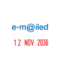 Timbro Mini Dater S160/L4 Datario + EM@ILED - 4 mm - autoinchiostrante - Colop