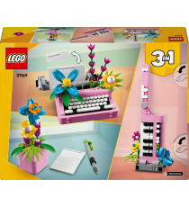 Lego Creator 3in1 - Macchina da scrivere con fiori - Lego 31169 si Trasforma in Keytar o in Vaso di Fiori Anni 8+ 363pz