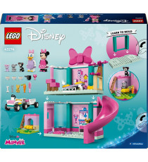Lego Disney - L’hotel degli animali di Minni - Lego 43274 Minnie Mouse, Paperina e 3 Cuccioli Anni 4+ 161pz