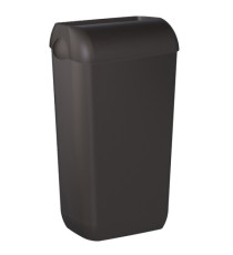 Cestino gettacarte EColored - con coperchio - 33,5 x 22,5 x 54,5 cm - vesuvian black - Mar Plast