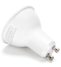 Faretta led GU10 8W 640 lumen 3000K luce calda misura 50Hx55mm equivale A 88W a incandescenza