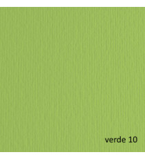 Cartoncino Elle Erre - 70 x 100 cm - 220 gr - verde pisello 110 - Fabriano - blister 10 fogli
