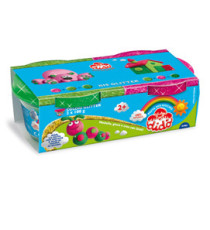 Pasta Glitter - 100gr - magenta/verde glitter - Didò - conf. 2 pezzi