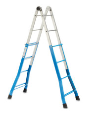 Scala telescopica Everest - 4+4 gradini - acciaio - Garden Friend