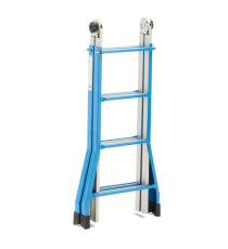 Scala telescopica Everest - 4+4 gradini - acciaio - Garden Friend