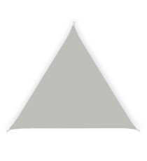 Tenda a vela triangolare ombreggiante - 3,6 x 3,6 x 3,6 m - PL - cenere - Garden Friend