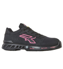 Calzatura di sicurezza Michelle - S1PS FO SR ESD RedLeve - numero 39 - nero/rosa - U-Power