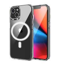 Cover in PC+TPU trasparente per Iphone 17 Clear Mag Cover custodia compatibile con Magsafe e Protezione Fotocamera