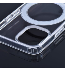 Cover in PC+TPU trasparente per Iphone 17 Clear Mag Cover custodia compatibile con Magsafe e Protezione Fotocamera