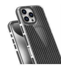 Cover in fibra di carbonio con magsafe per Samsung Galaxy S25 Ultra fintura nera con pulsanti in alluminio, altissima qualità