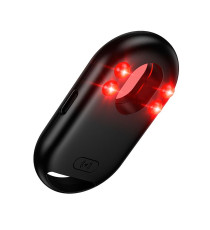 Localizzatore gps Hoco E95 nero compatibile con Apple Find My tracker con funzione rilevamento telecamere nascoste