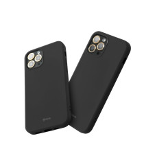 Cover in n Silicone Opaco Soft Touch nero per Galaxy A14 5G ROAR Custodia Space altissima qualità materiale antiscivolo